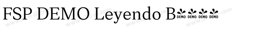 FSP DEMO Leyendo B字体转换 FSP DEMO Leyendo B字体转换